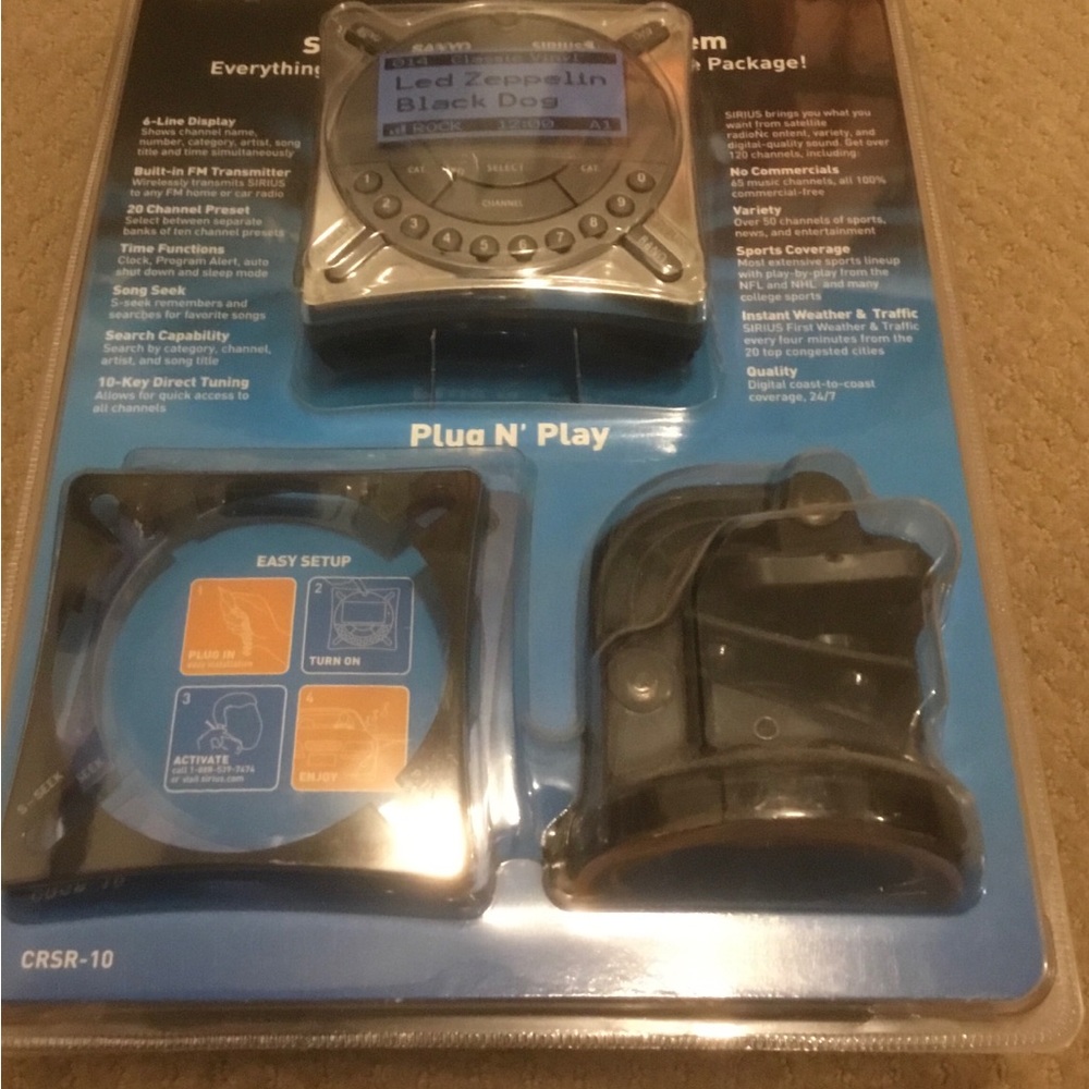 SANYO Sirius satellite radio